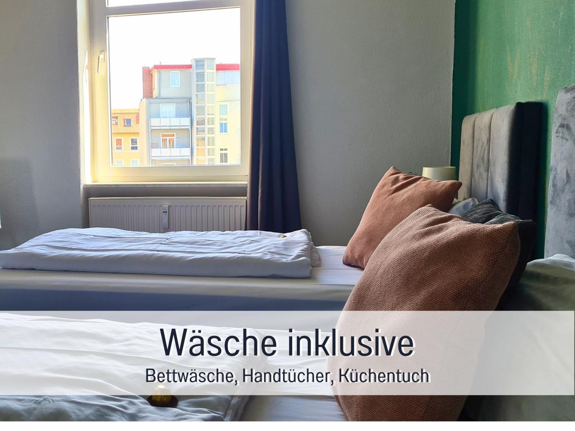 Lichtdurchflutete Moderne Stadtwohnung, Kueche, Waschtrockner, Smarttv Бранденбург Екстериор снимка